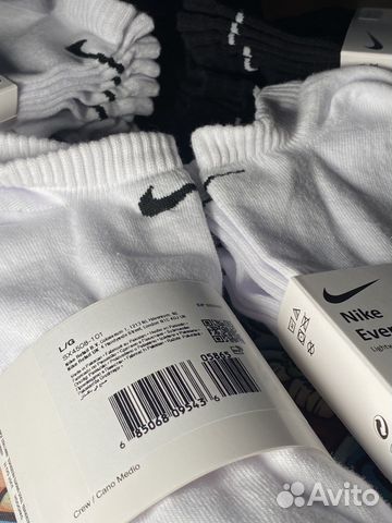Оригинальные носки Nike низкие