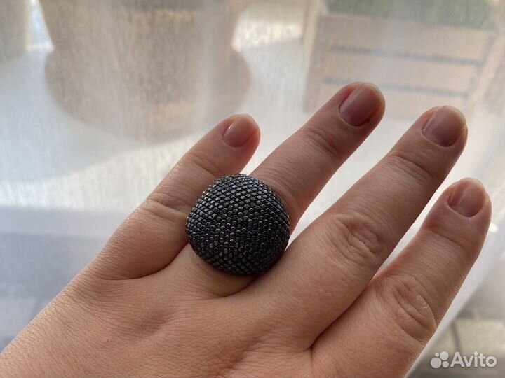 Кольцо с фианитами