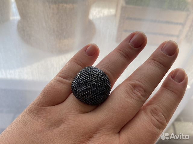 Кольцо с фианитами