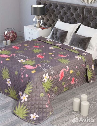 Постельное, пледы, шторы