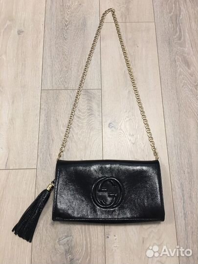 Сумка Клатч Soho leather clutch Gucci