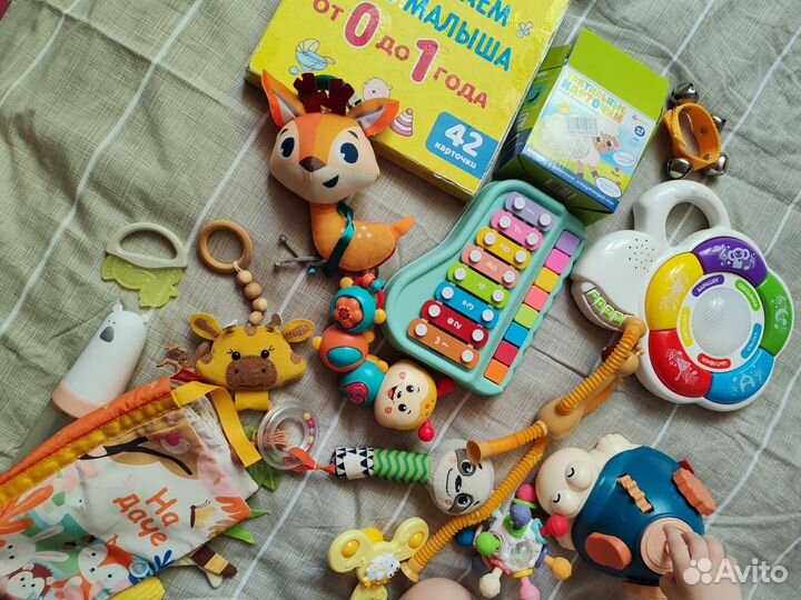 Развивающие игрушки до 2 лет пакетом