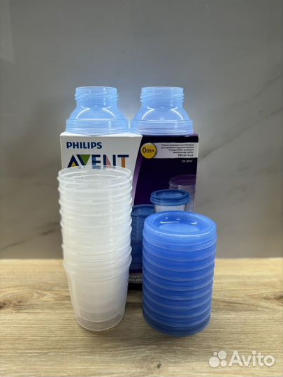 Контейнеры для хранения молока avent