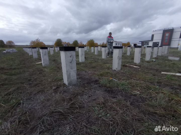 Жб сваи с установкой