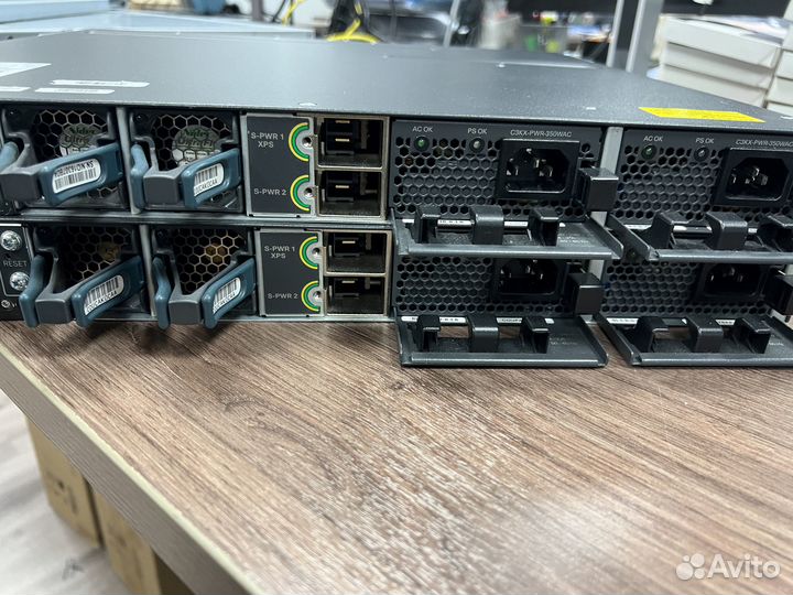 Коммутатор Cisco WS-C3750X-48T-S + модуль C3KX-NM