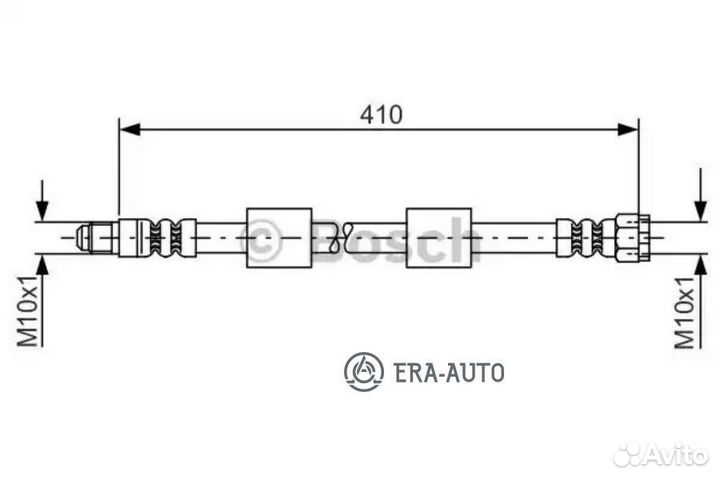 Bosch 1987476650 Тормозной шланг