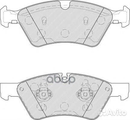 Колодки торм.пер. mercedes W164 280CDI/320CDI/3