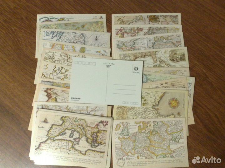 Набор открыток The World Map