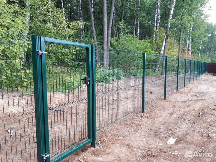 Забор 3Д гитерра под ключ