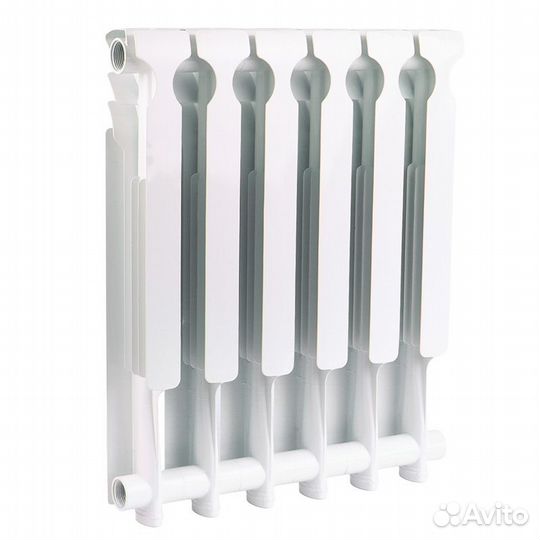 Алюминиевый радиатор Rommer Optima 500, 6 секций