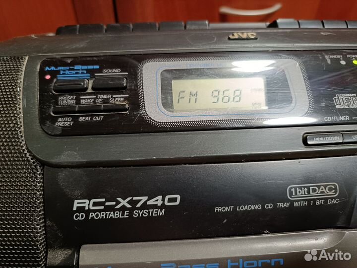 Двухкассетный JVC