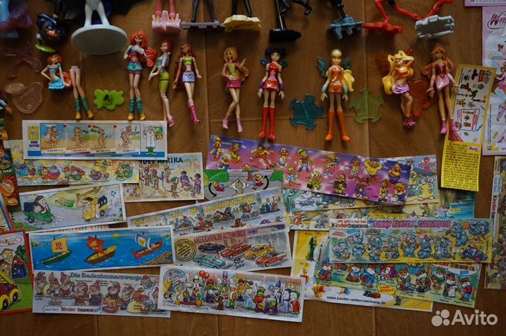 Киндеры набором, пакетом, вкладыши