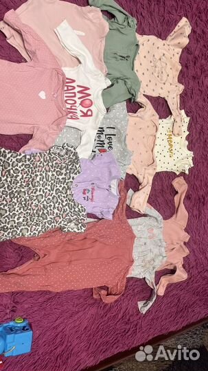 Детские вещи пакетом 62 68 на девочку