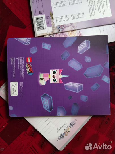 Блокнот с лего котиком