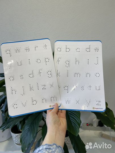 Прописи на английском многоразовые