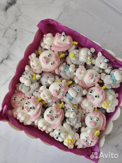 Маршмеллоу, десерты на заказ, зефирные пельмени