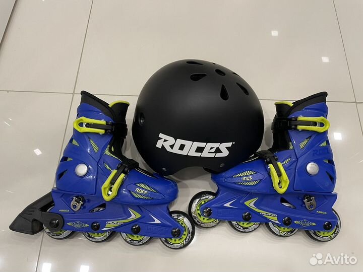 Детские ролики Roces роликовые коньки раздвижные
