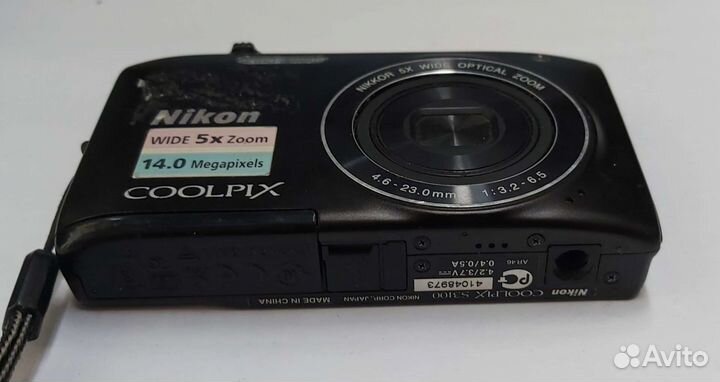 Компактный фотоаппарат Nikon S3100 на запчасти