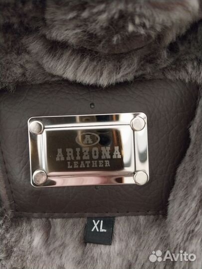 Куртка кожаная мужская зимняя