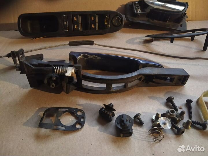 Пежо 307 дверь левая обшивка (карта) с фурнитурой