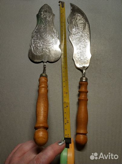 Нож и лопатка для торта СССР