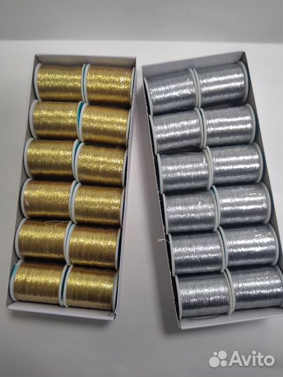 Металлизированная нить швейная