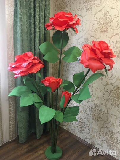 Цветы из изолона