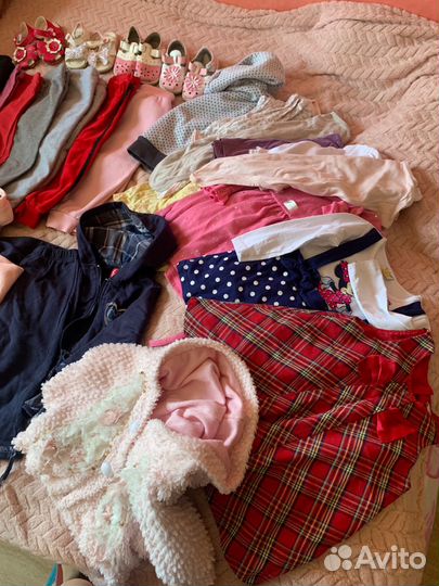 Вещи пакетом на девочку 80