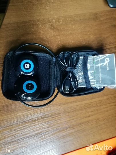 Наушники harper 100 блютус + радио FM слот SD