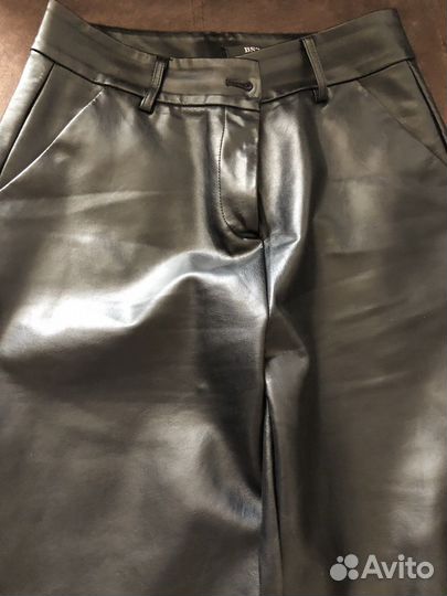 Брюки кожаные