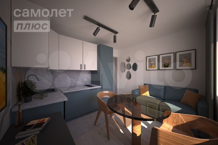 Апартаменты-студия, 18,4 м², 8/10 эт.