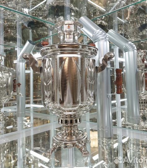 Самовар новый на дровах. Тула. Завод Штамп