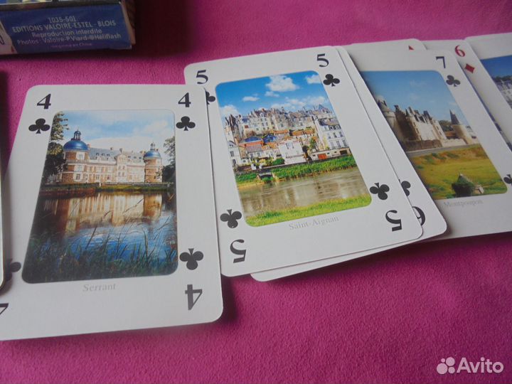 Карты из Европы игральные сувенирные