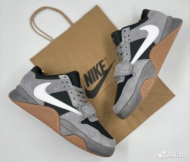 Кроссовки Nike Travis Scott x Jordan Cut (Grey)