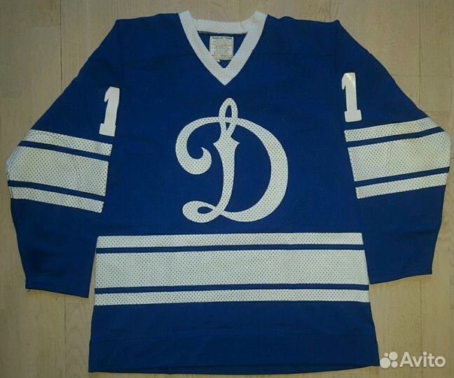 Хоккей Динамо Москва свитера Game Used Worn Jersey