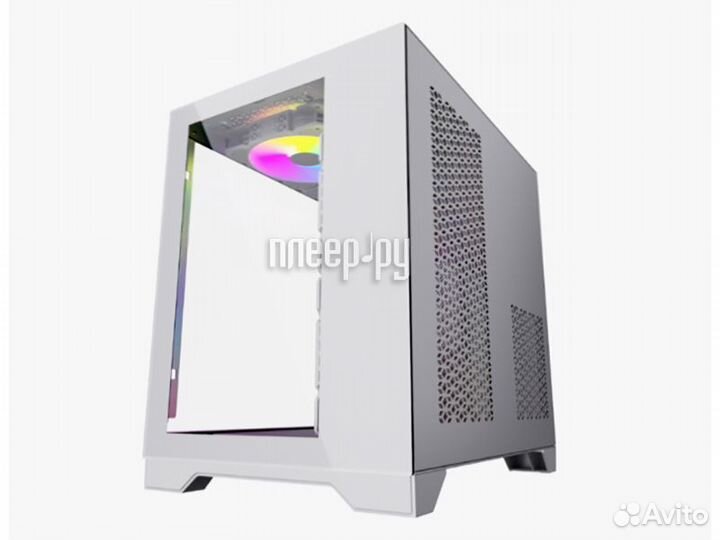 Powercase Vision Micro mATX без бп White cvwm-L4