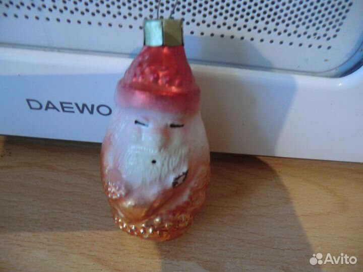 Елочная игрушка -дед мороз 8 см