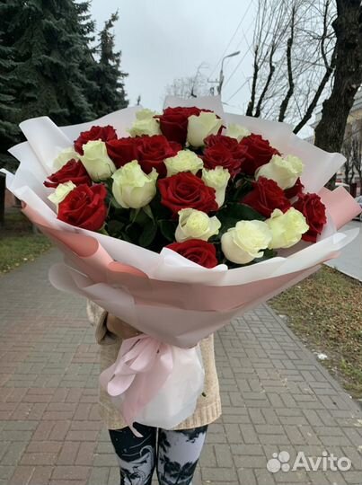 25, 49 эквадорских роз