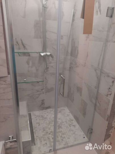 Установка душевых кабин