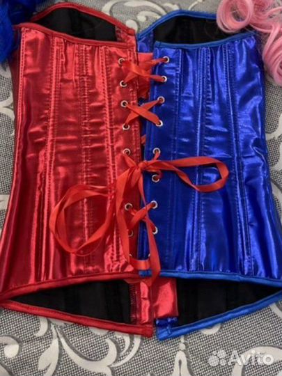 Куртка и аксессуары Харли Квинн. Корсет