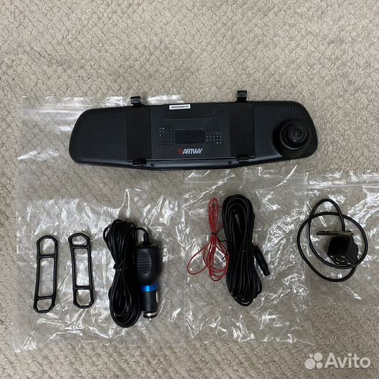 Авторегистратор зеркало с камерой заднего вида
