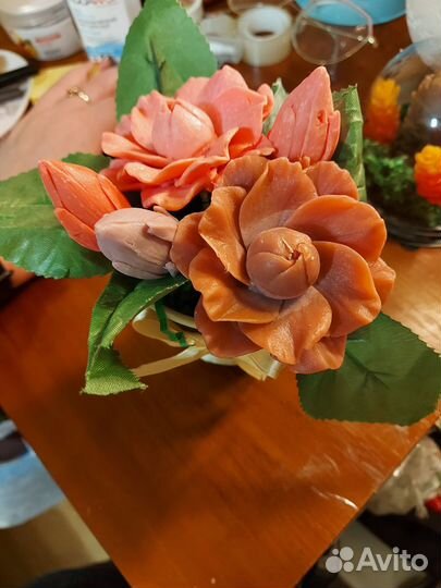 Букеты из мыла ручной работы