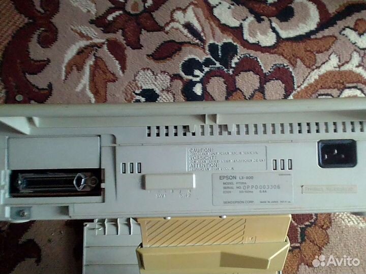 Принтер Epson LX-800 матричный (ретро)