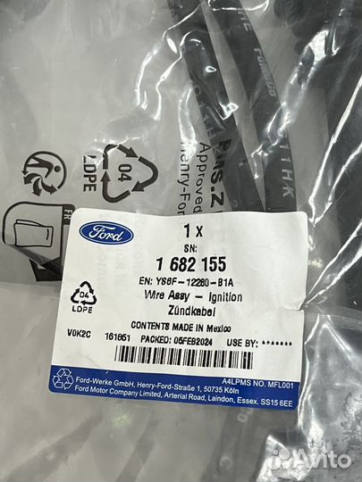Высоковольтные провода Форд Фокус 3 1.6