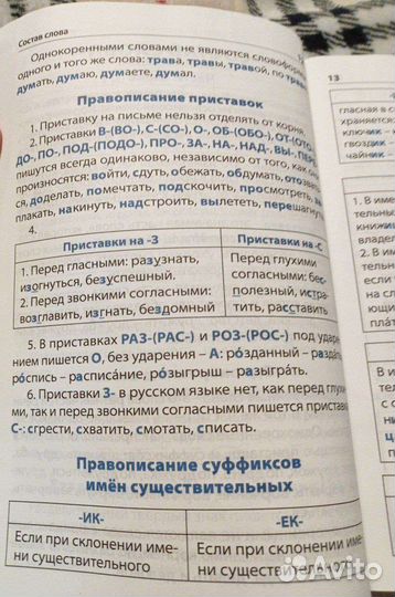 Правила по русскому языку