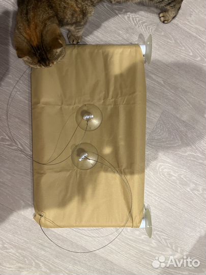 Гамак для кошек на окно (подвесная лежанка)