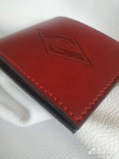 Кошелек мужской кожаный ручной работы