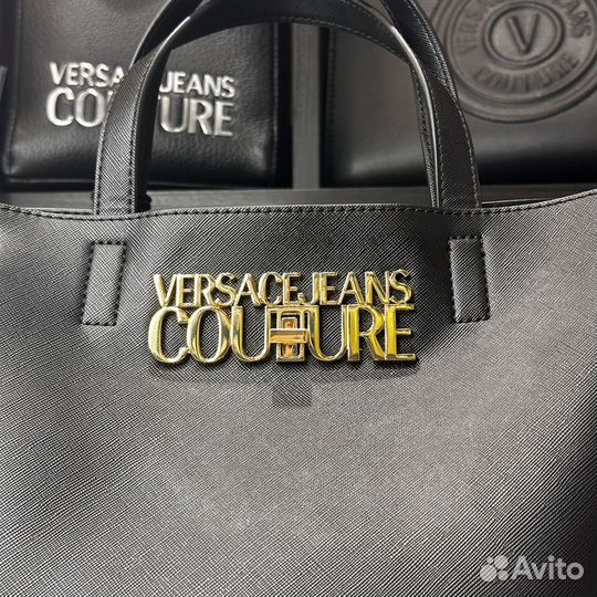 Сумка тоут versace jeans couture logo lock