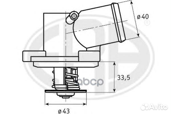 350139 Термостат mercedes sprinter 95-06 350139