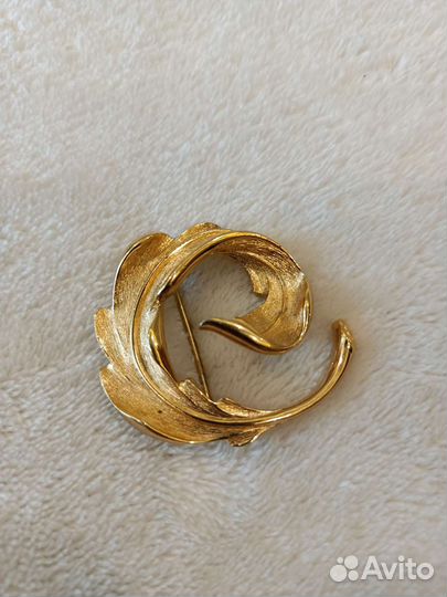 Винтажная брошь monet